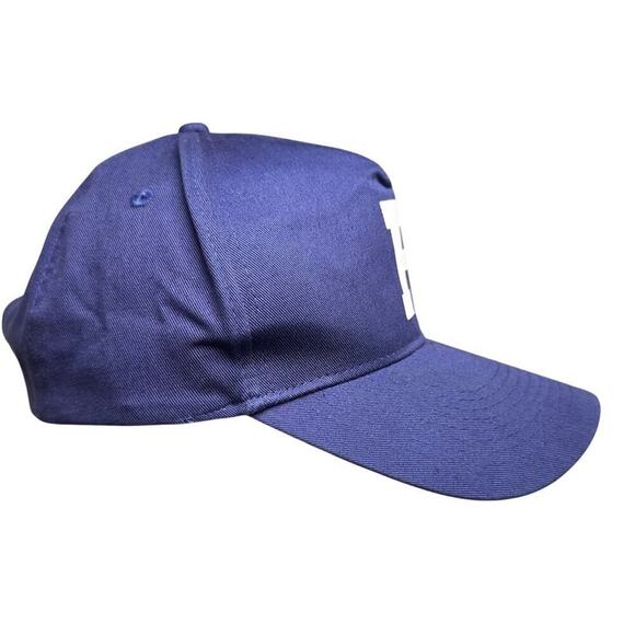 Vtg Initial Screenprinted P Hat Cap Snapback 90s Baseball Blue White Unisex Paul - Picture 8 of 11